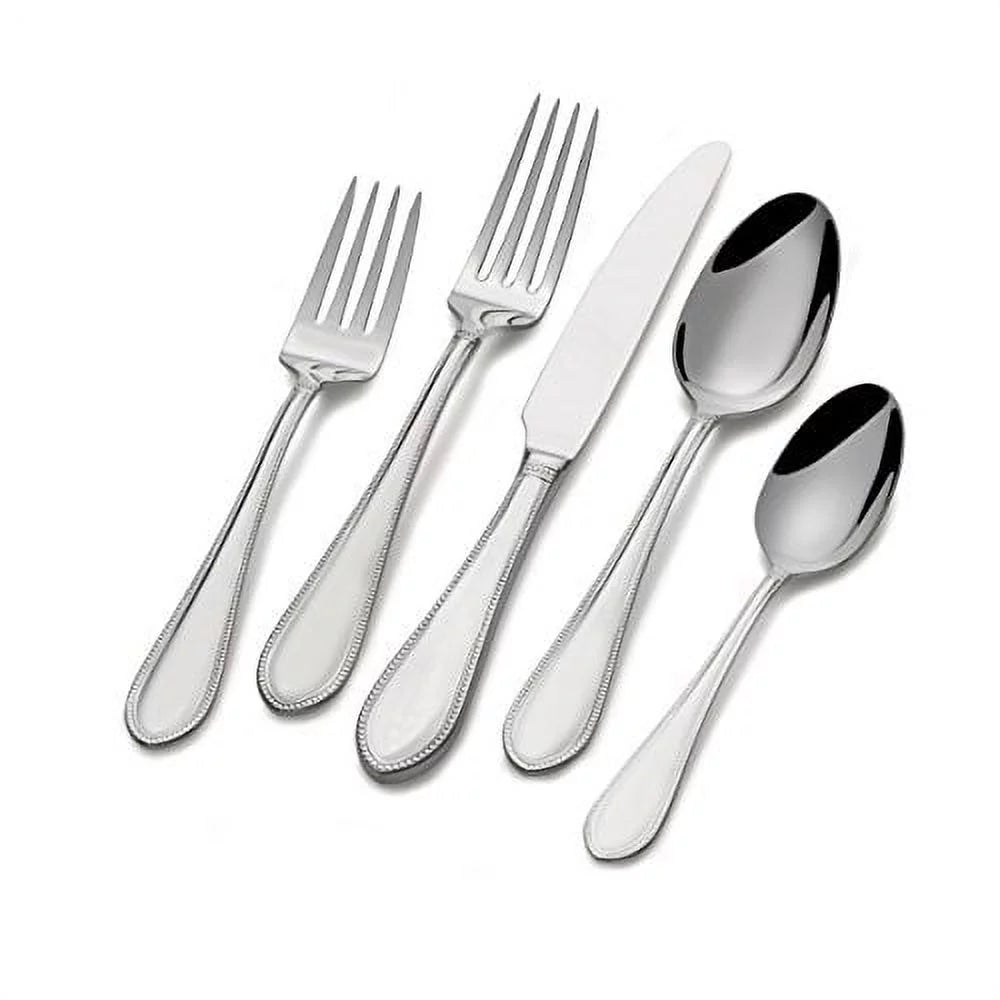 65-Piece Stainless Steel Flatware Set J384315