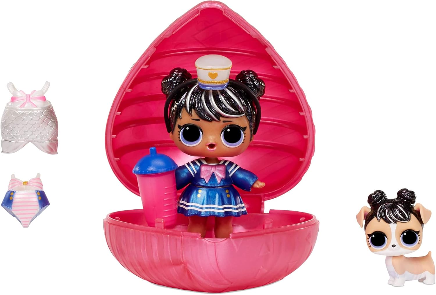 Color Change Bubbly Surprise (Pink) Doll & Pet Collectible Playset C884421