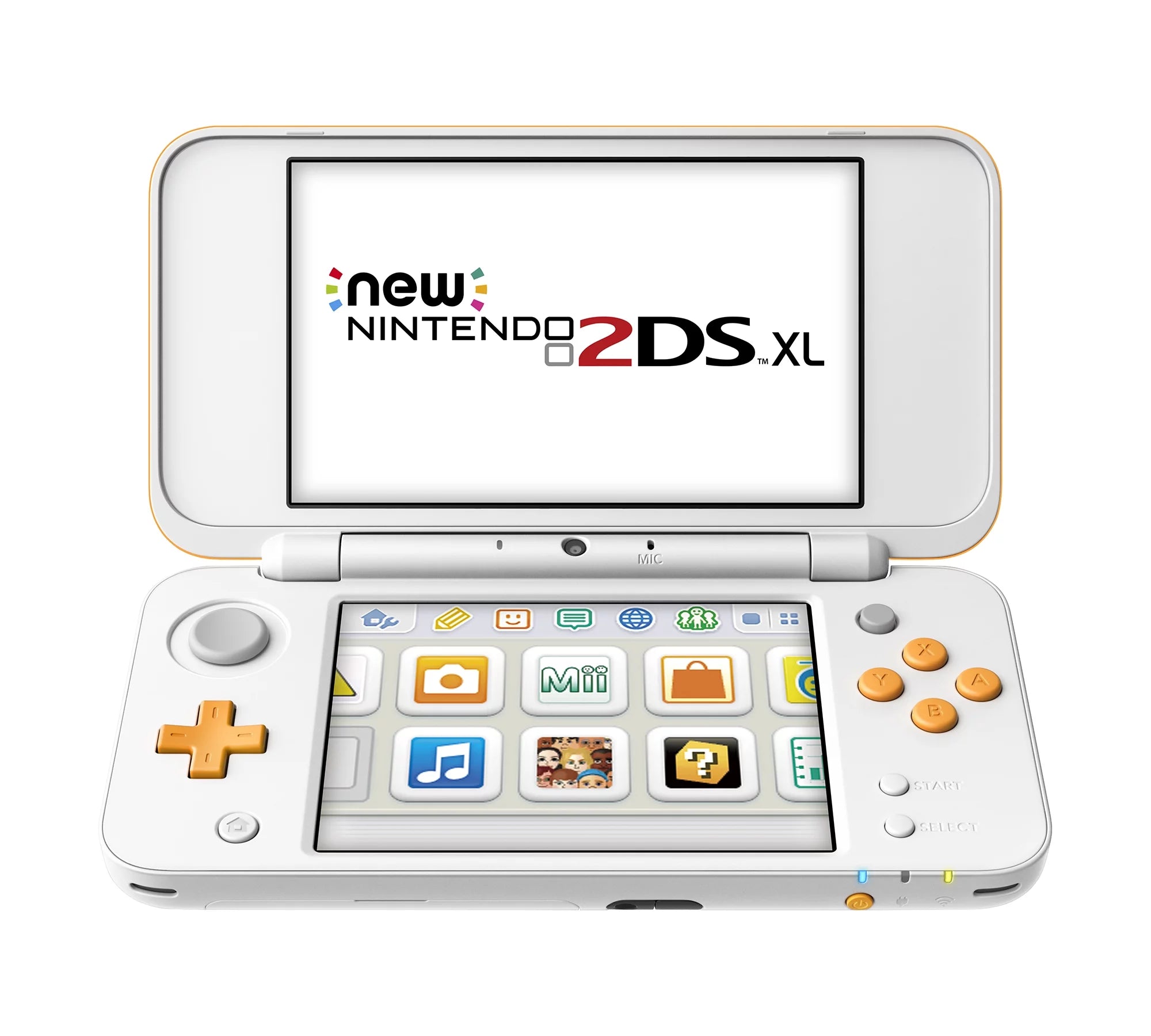Orange & White 2DS XL System with Mario Kart 7 L3828