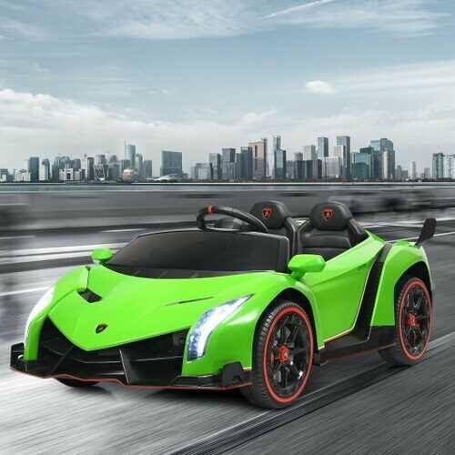 Green 12V 2-Seater Licensed Lamborghini Kids Ride on Car with RC Q303920