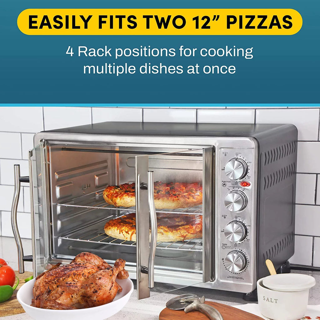 18-Slice Countertop Convection Oven with 4-Control Knobs Stainless Steel G1787