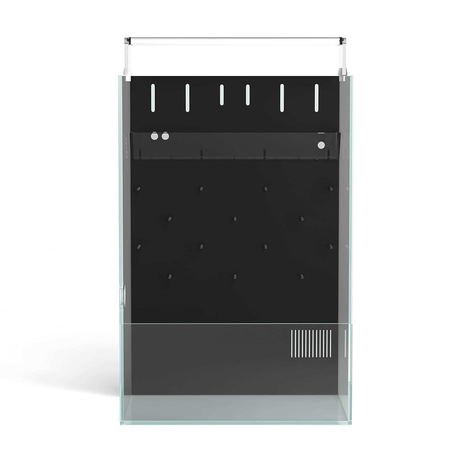 Aqua Terra Tanks Terrarium All in One, Integrated Paludarium, Light, Water Pump, Mist-Flower and Mat Included, Waterfall and Rain Forest Z453258