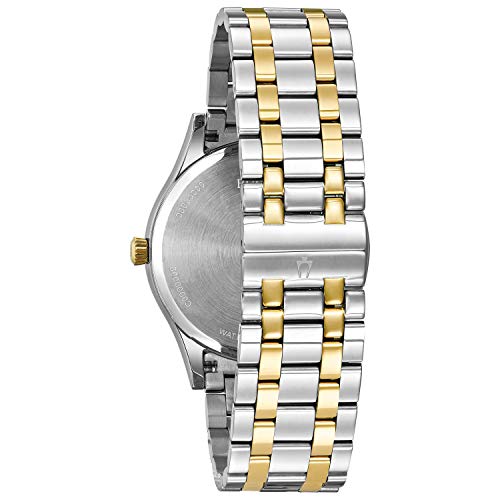 Men's Classic Stainless Steel Watch with Diamonds and Day Date F24319