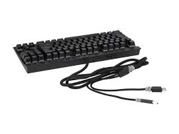 Compact Mechanical Gaming Keyboard with Cherry MX Speed RGB J408573