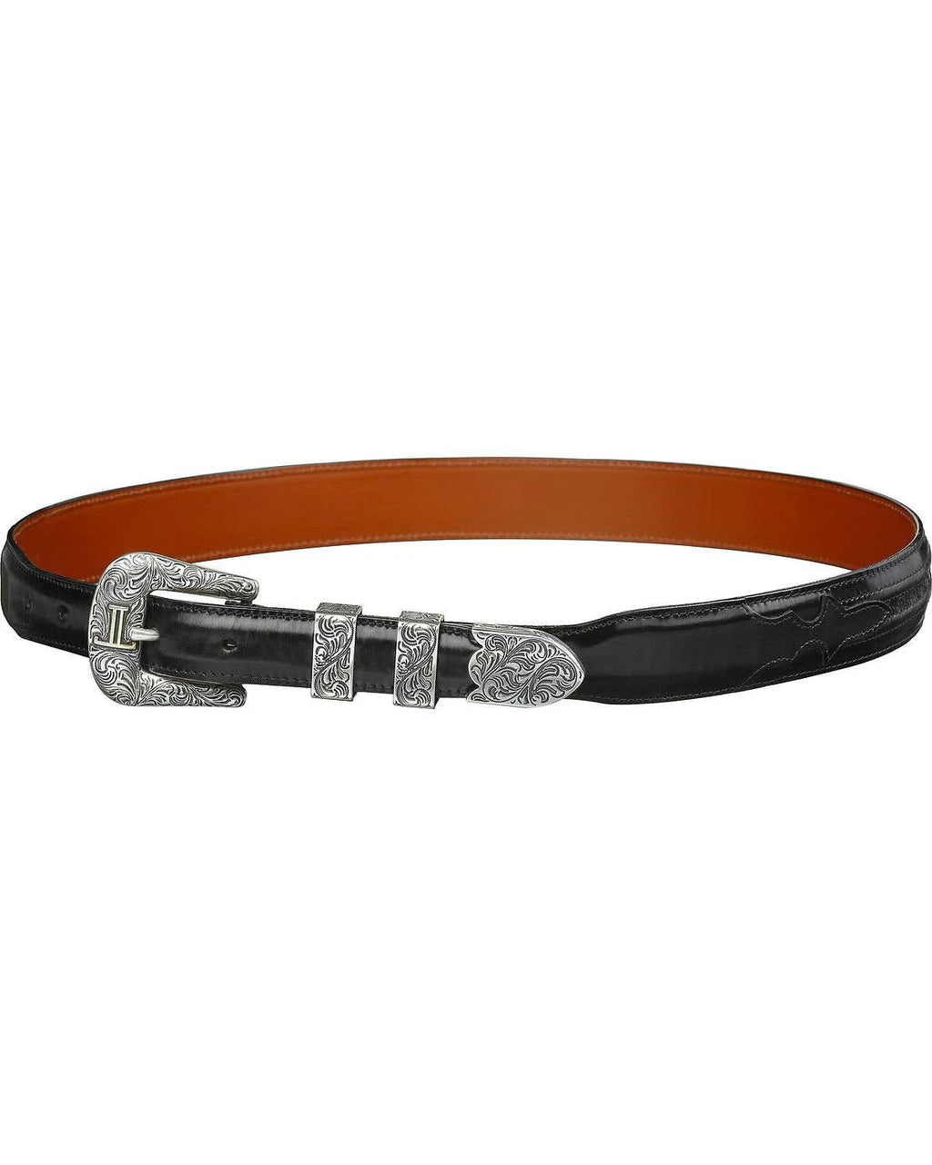 Black Tapered Goat Belt R511