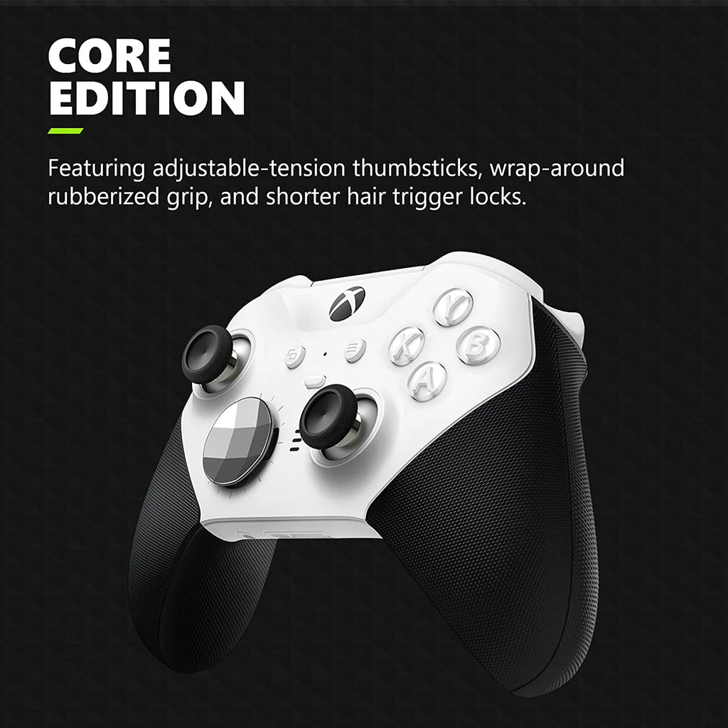 White Wireless Gaming Controller with Black Gaming Buds + Cleaning Kit C21018