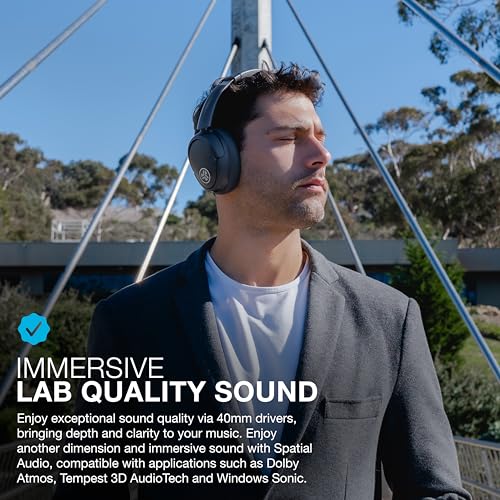 Sage Hybrid Active Noise Cancelling Over-Ear Wireless Headphones B2178