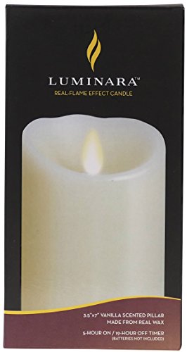 Flameless Candles Set of 3, Ivory, Real Wax R409