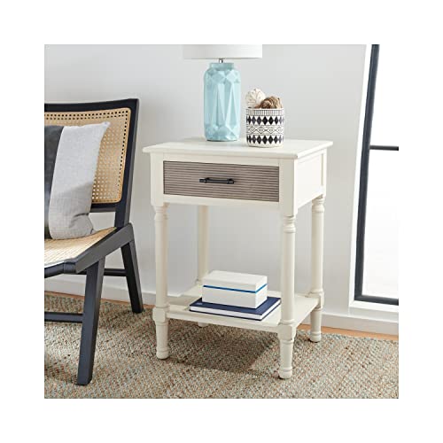 Black 1-Drawer Accent Table S45367