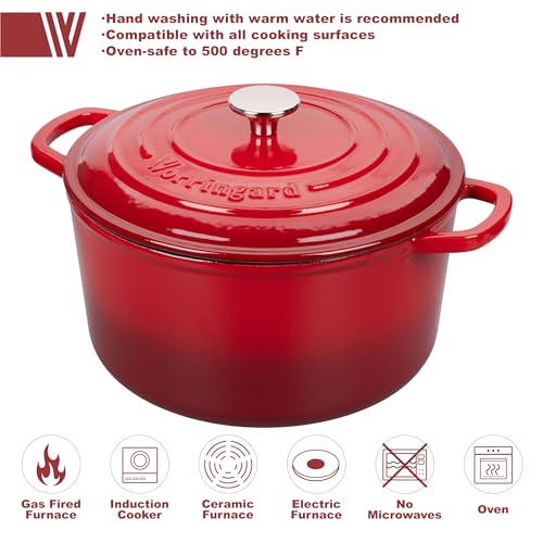 4.5 Quart White Enameled Cast Iron Dutch Oven N877123