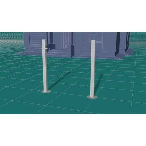 White Vinyl Privacy Fence Panel Kit X663