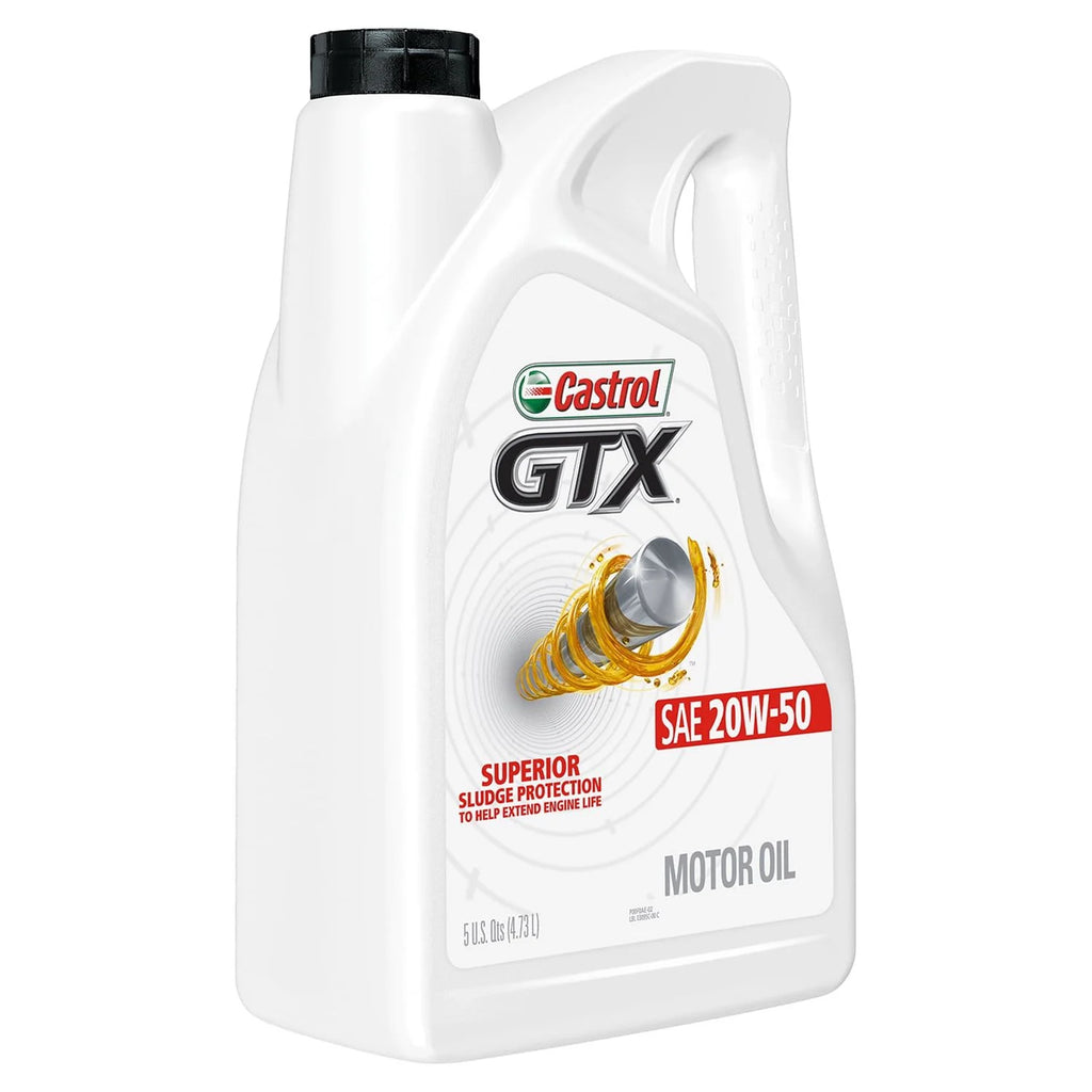 20W-50 Conventional Motor Oil, 5 Quarts Q97538