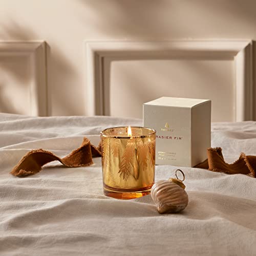 Green Glass Candle Jar Scented Candle (6.5 oz) Q2421