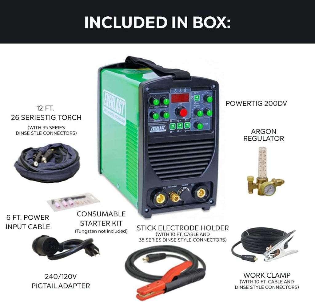 DC STICK TIG Welder 110v/220v Dual Voltage B94144