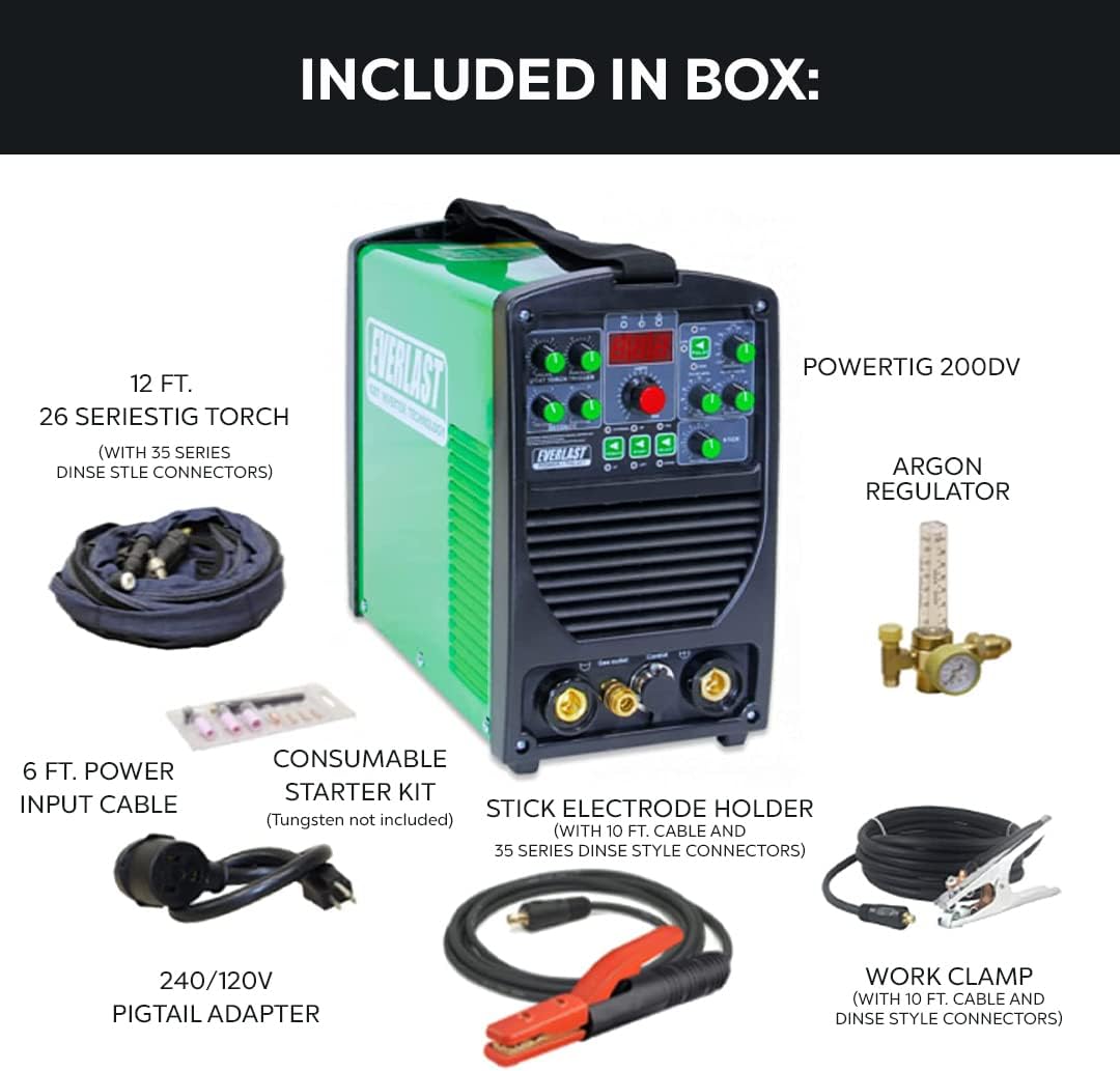 DC STICK TIG Welder 110v/220v Dual Voltage B94144