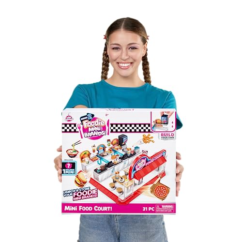 Mini Brands Foodie Series 2 Food Court Playset with 1 Exclusive Mini B713307