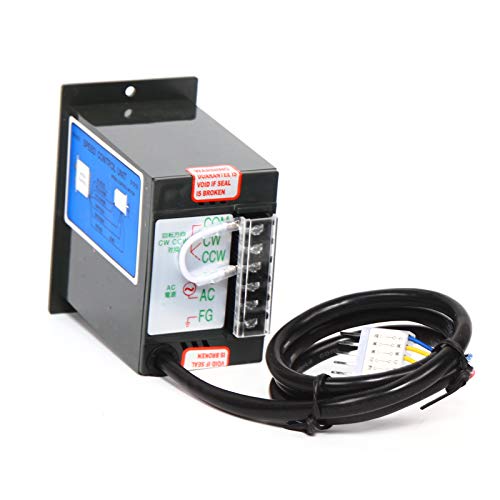 110V AC Single-Phase High Torque Electric Gear Motor with Speed Controller 0-45RPM 120W 30K W1365
