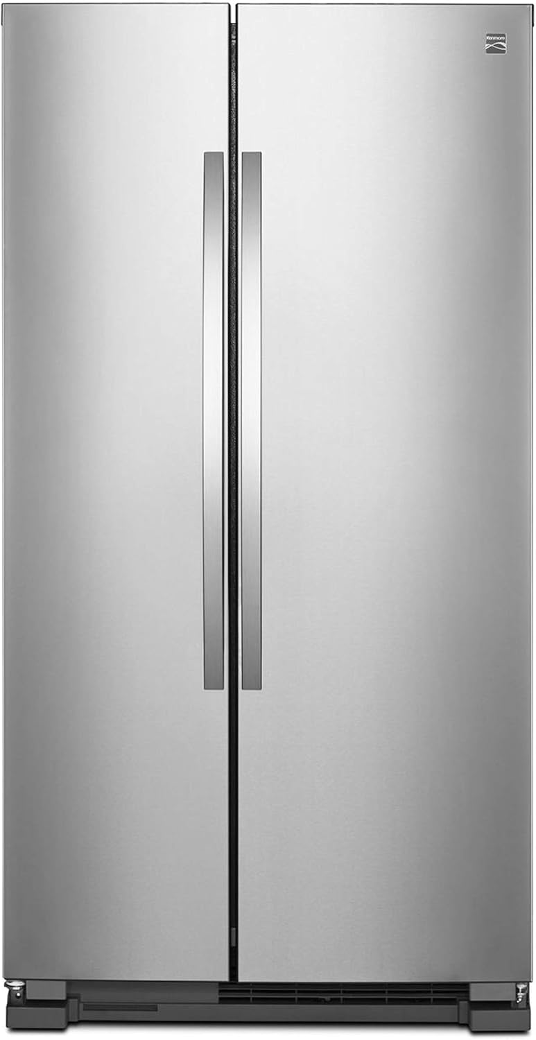 36 Side-by-Side Refrigerator and Freezer Stainless Steel O827