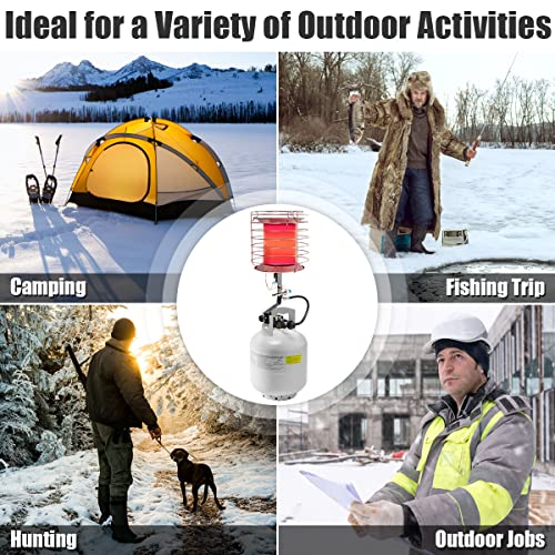 35,000-42,000 BTU Portable Propane Heater with Tip-over Switch & Safety Shut-off H4304