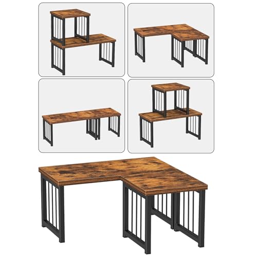 Rustic Brown Desktop Bookshelf Q984684