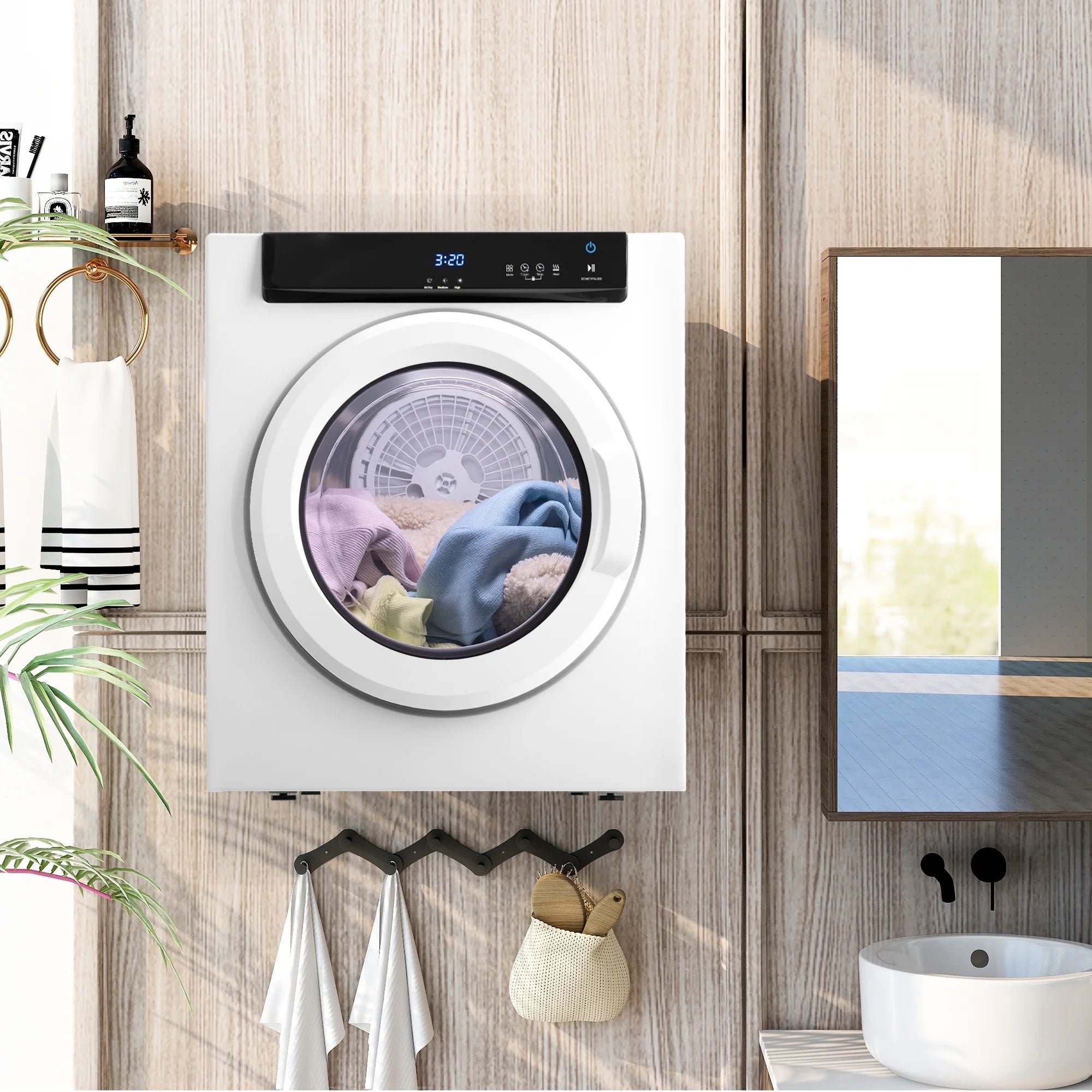 Electric Portable Clothes Dryer with Stainless Steel Tub S98986