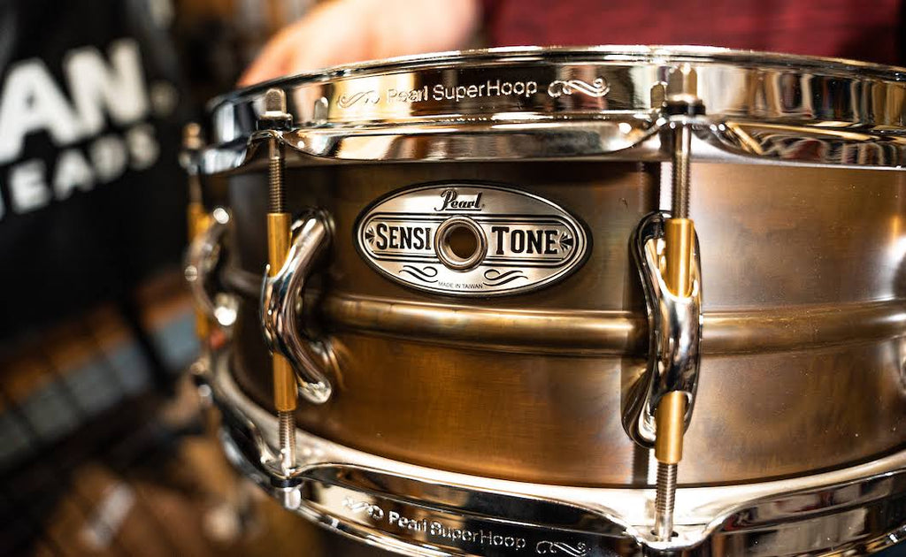 14x22 x 5x22 Beaded Brass Snare Drum O139
