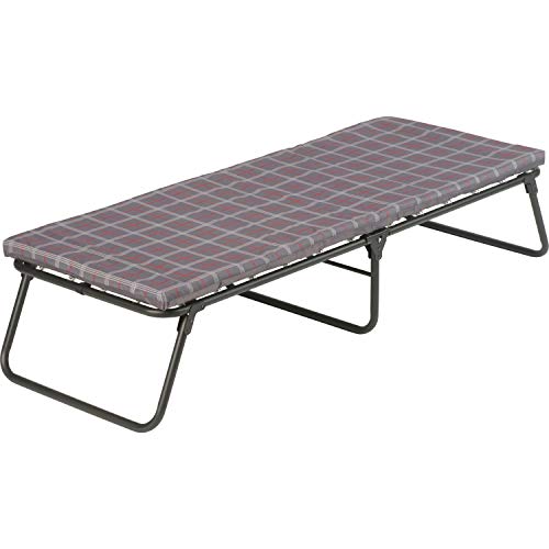 Folding Steel Camp Cot with Mattress Pad L505456