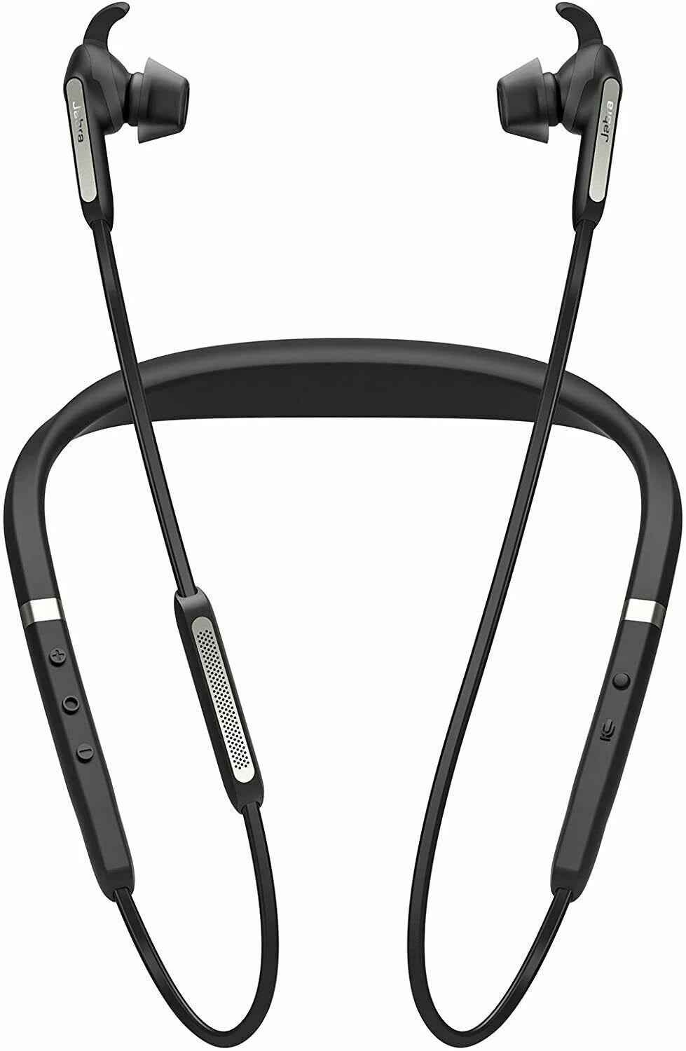 Titanium Black Bluetooth Wireless In-Ear Earphones with Mic Y2127