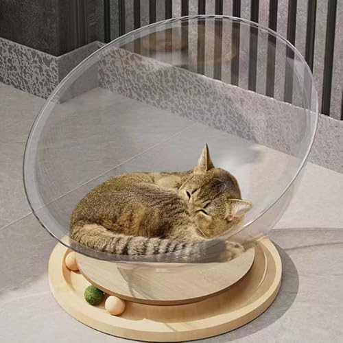 Solid Wood Cat Bed M40525