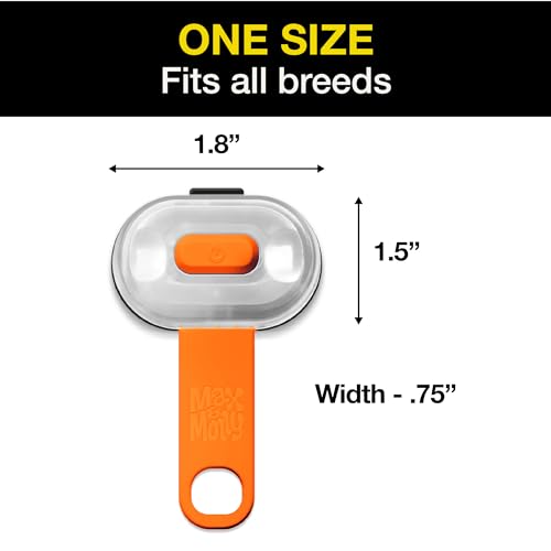 Rechargeable LED Dog Collar Light - Waterproof Silicone Safety Light S3337