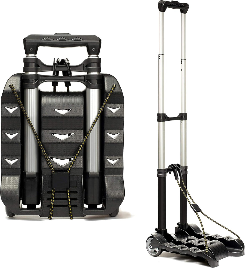 Black Aluminum Folding Luggage Cart N78662