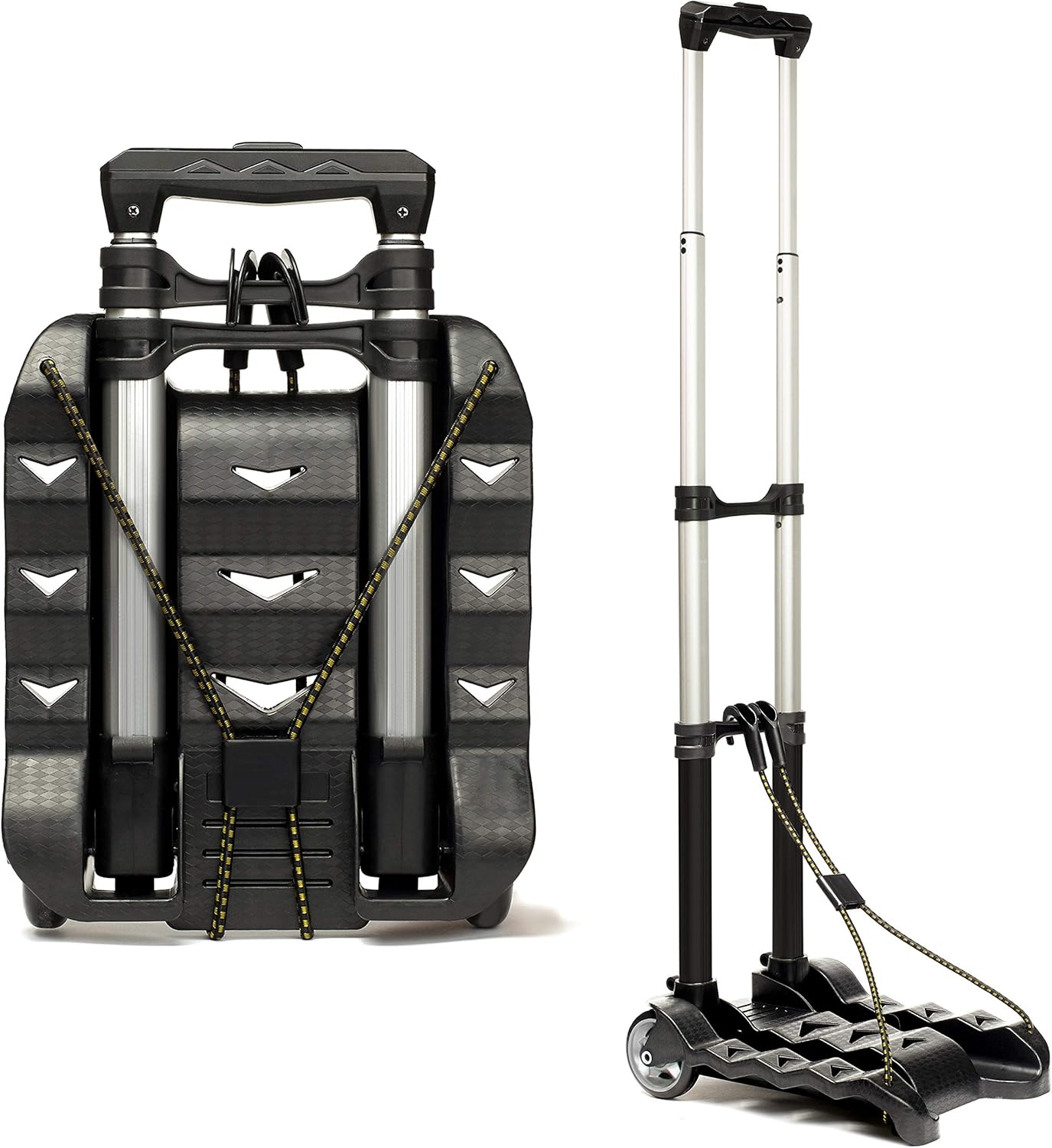 Black Aluminum Folding Luggage Cart N78662