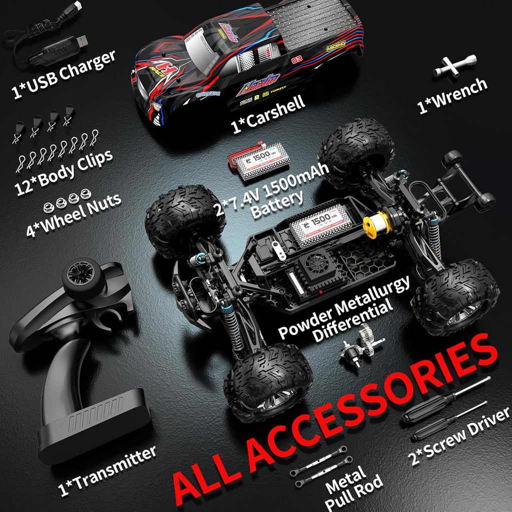 1:10 Scale 48+ KMH Remote Control Car & 60+KMH Brushless Rc Cars C133