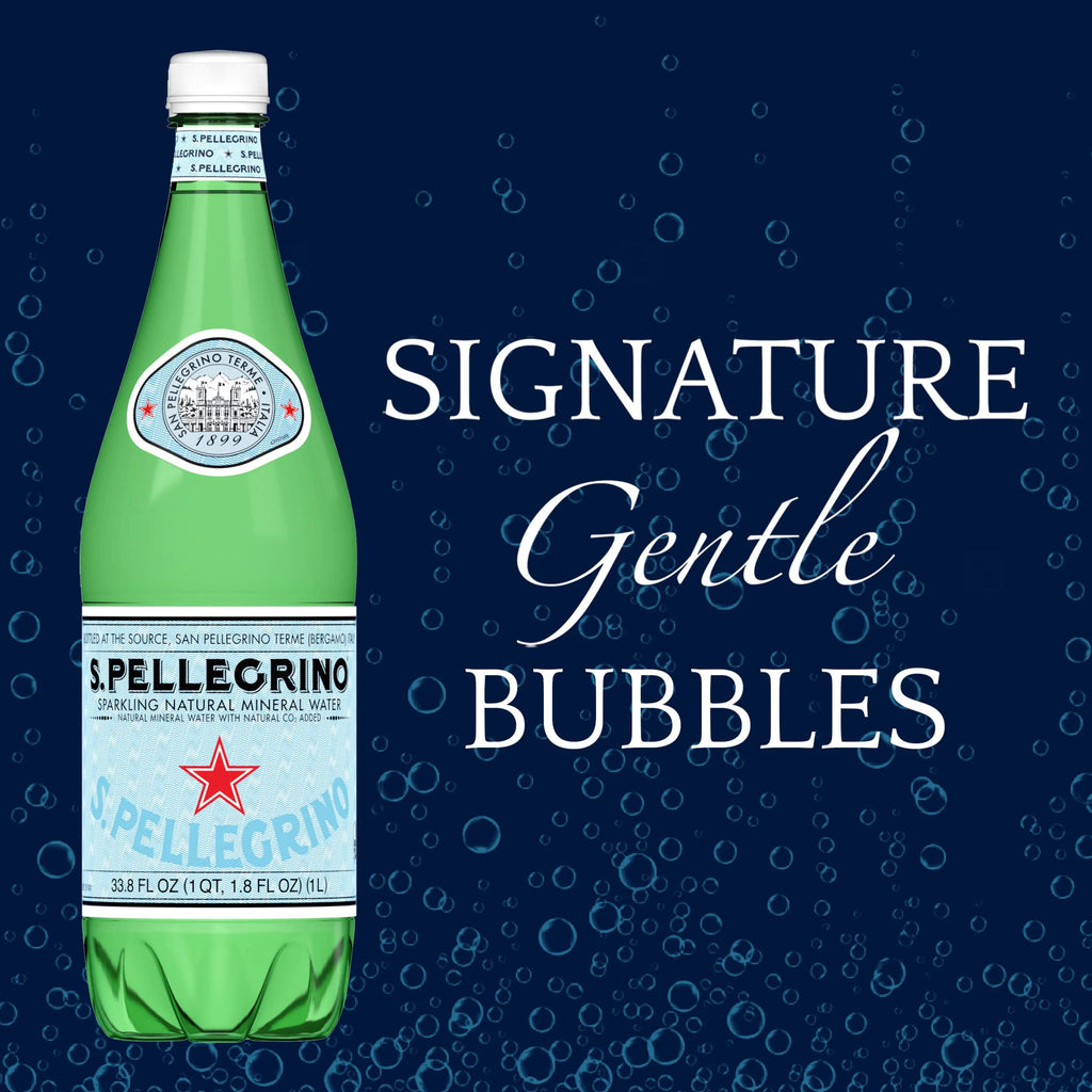 Sparkling Natural Mineral Water, 33.8 Fl Oz. Plastic Bottles (Pack Of 12) Q195839