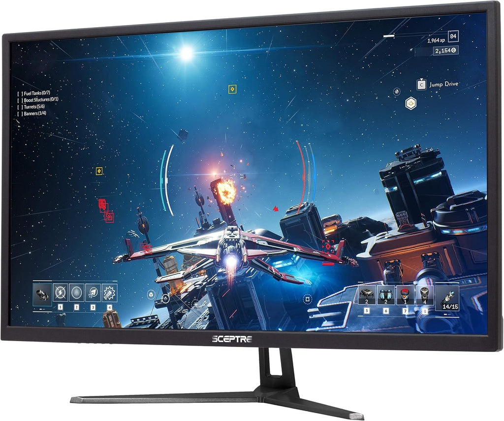 32" QHD 2560x1440 LED Monitor HDMI DisplayPort 85Hz Built-in Speakers Blue Light Shift Machine Black W11907