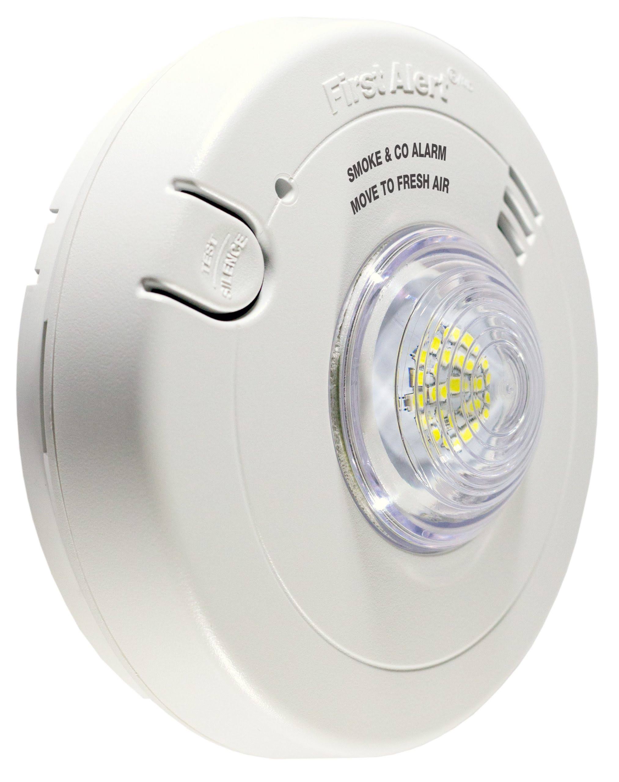 Smoke u0026 Carbon Monoxide Alarm with LED Strobe C51198