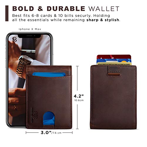 RFID Blocking Genuine Leather Bifold Wallet X717606