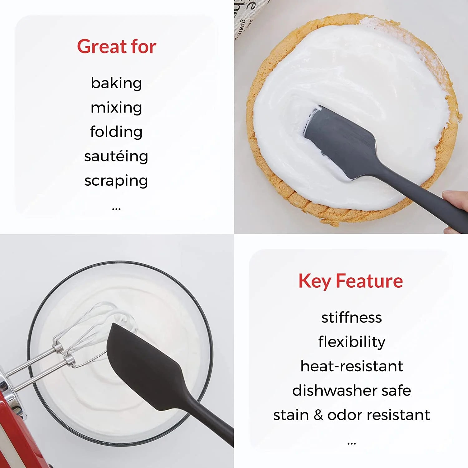 3 Piece Silicone Spatula Set C1147
