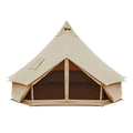 Canvas Bell Tent with Stove Jack, 4 Season Waterproof Tent L224490