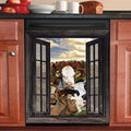 Vinyl Farm Cow Dishwasher Cover Sticker 23"x17" Z91271