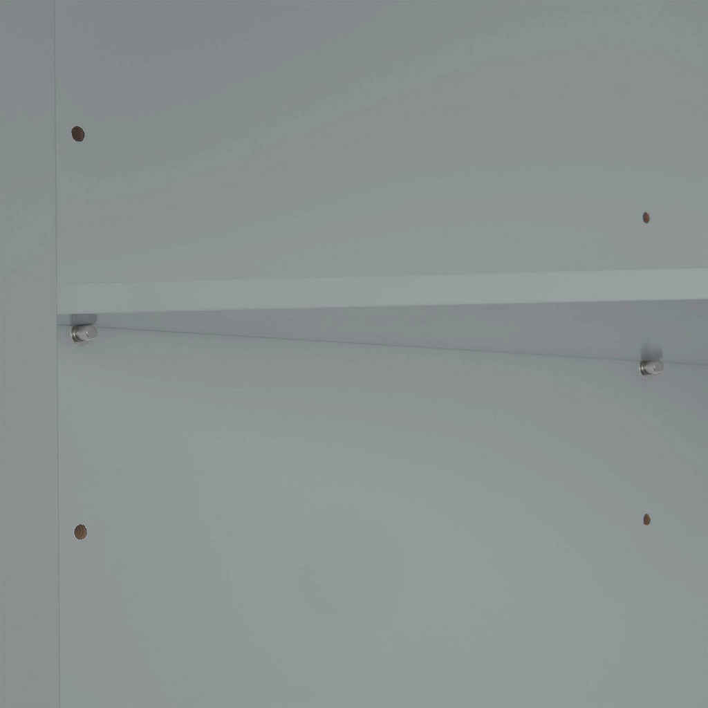 Gray Tall Corner Cabinet D888827