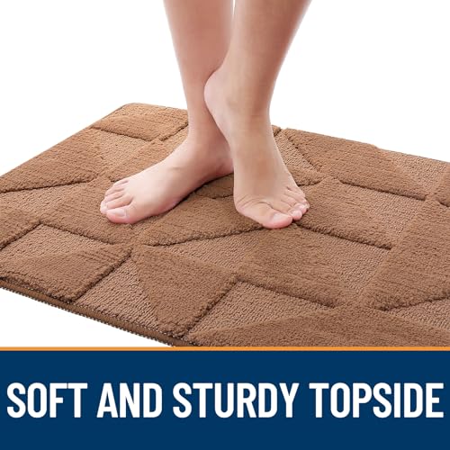 Non-Slip Absorbent Washable Door Mat (59x36 inches, Black) I77972
