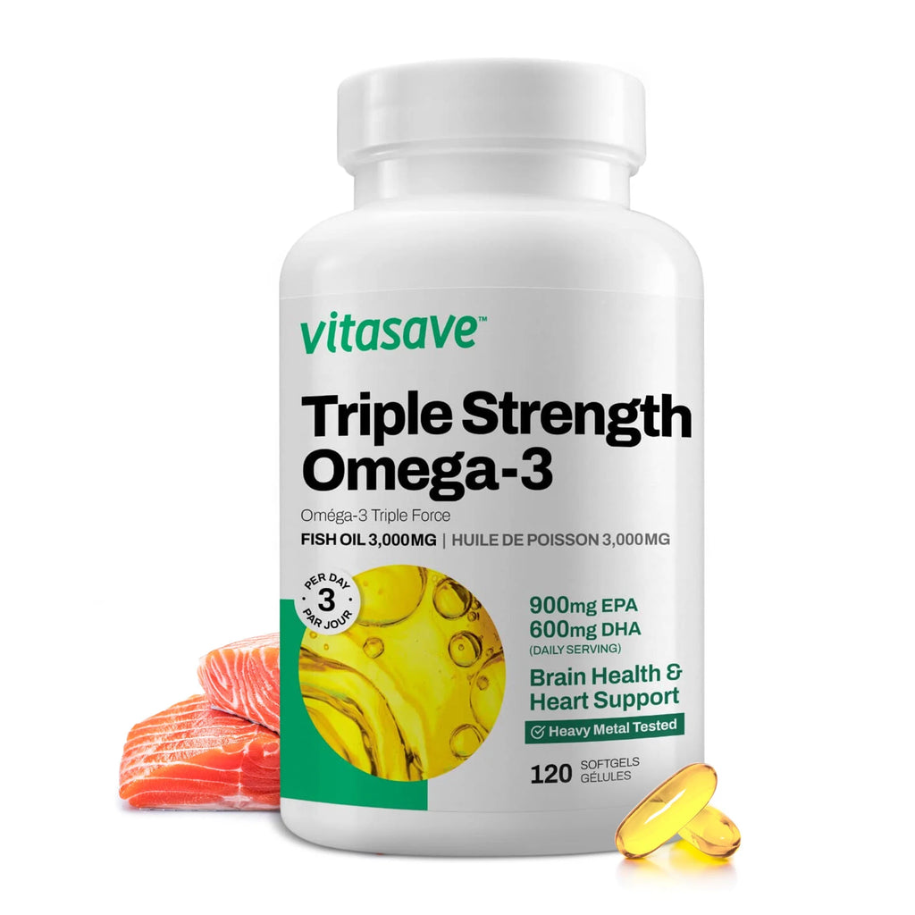 3000mg Fish Oil Softgels, 120 Softgels Z4916