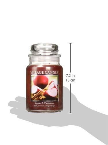 Apples & Cinnamon Large Apothecary Jar Scented Candle, 21.25 oz. Z42084