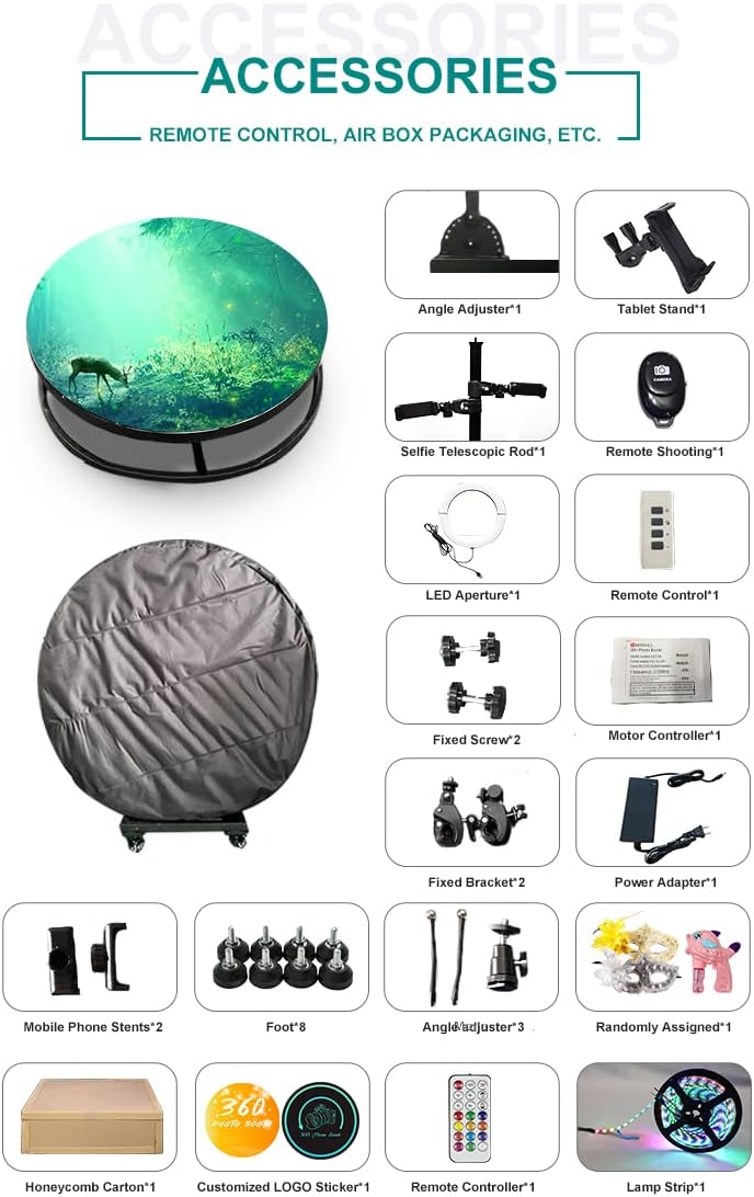 26.8" 360 Photo Booth Machine J9891