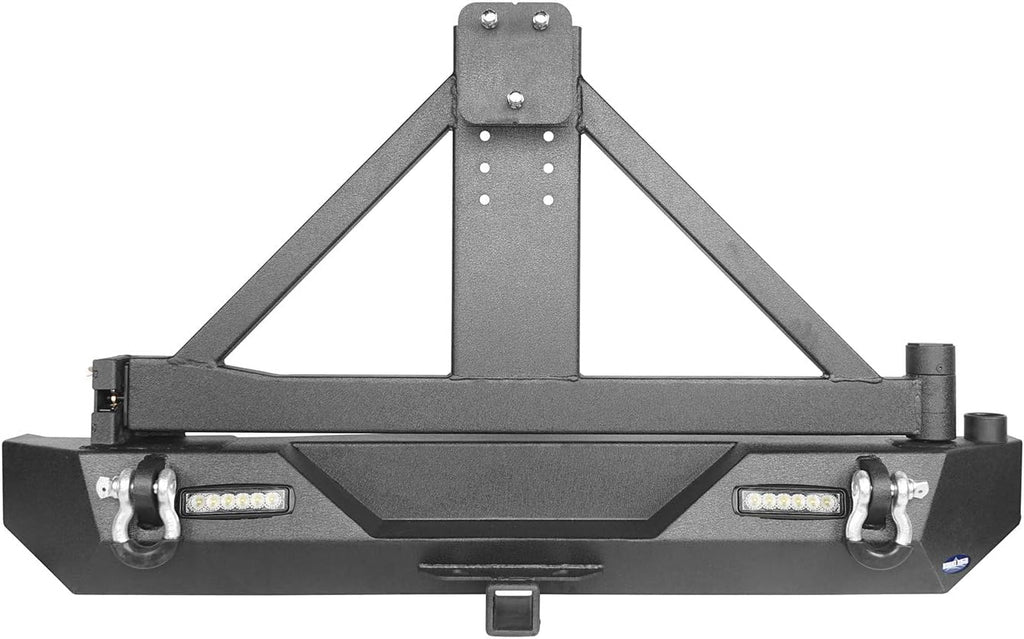 Steel Bumper with Tire Carrier and Receiver Hitch Z67898