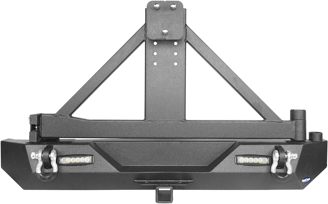 Steel Bumper with Tire Carrier and Receiver Hitch Z67898