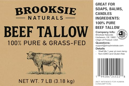 7 Lb. Grass Fed Beef Tallow B287