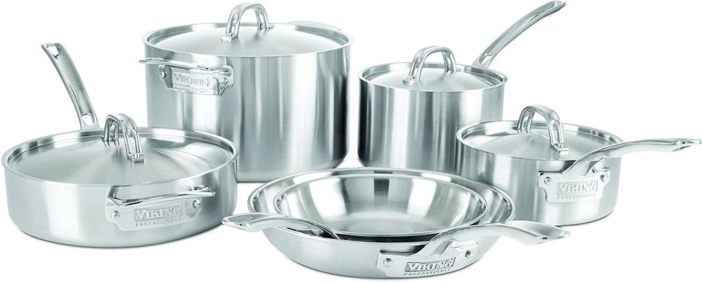 5-Ply Stainless Steel Cookware Set 10 Piece V7393