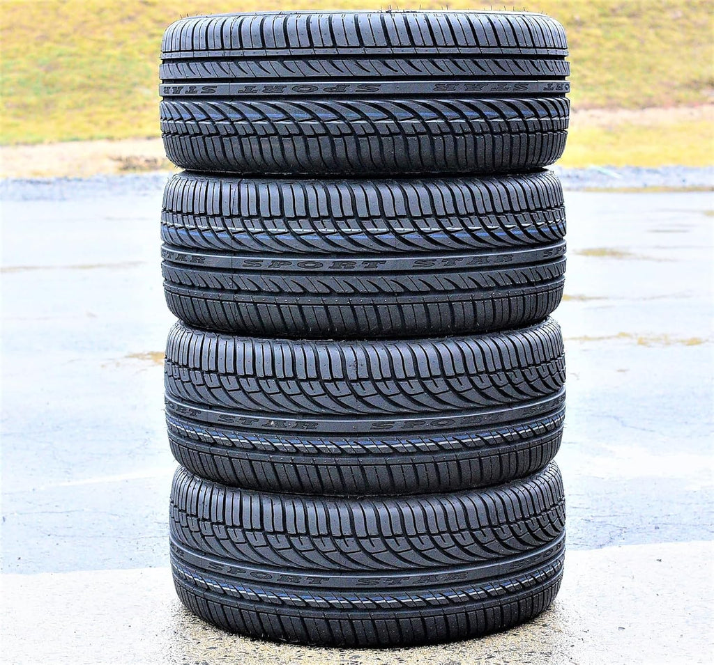 Set of 4 All-Season Radial Tires 245/50R20 Load Range SL 4-Ply BSW Black Side Wall UTQG 380AA J57997